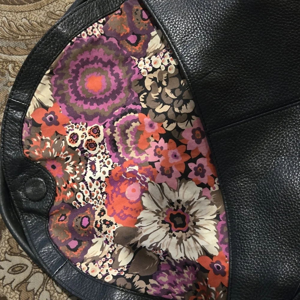 vintage Vera Bradley Black leather Bag